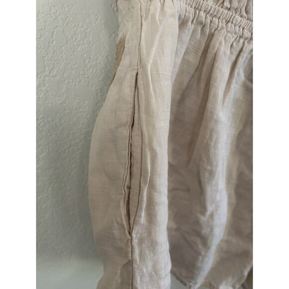 Free People Beige Weila Romper Sz XS - Picture 9 of 11